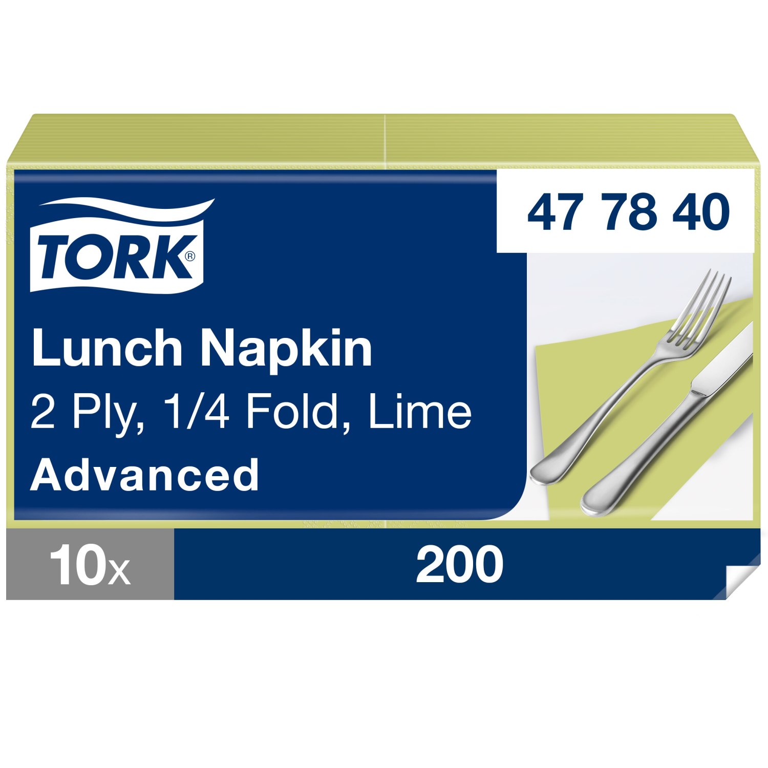 Tork Lunchservet – Advanced – 2-laags – Limoen