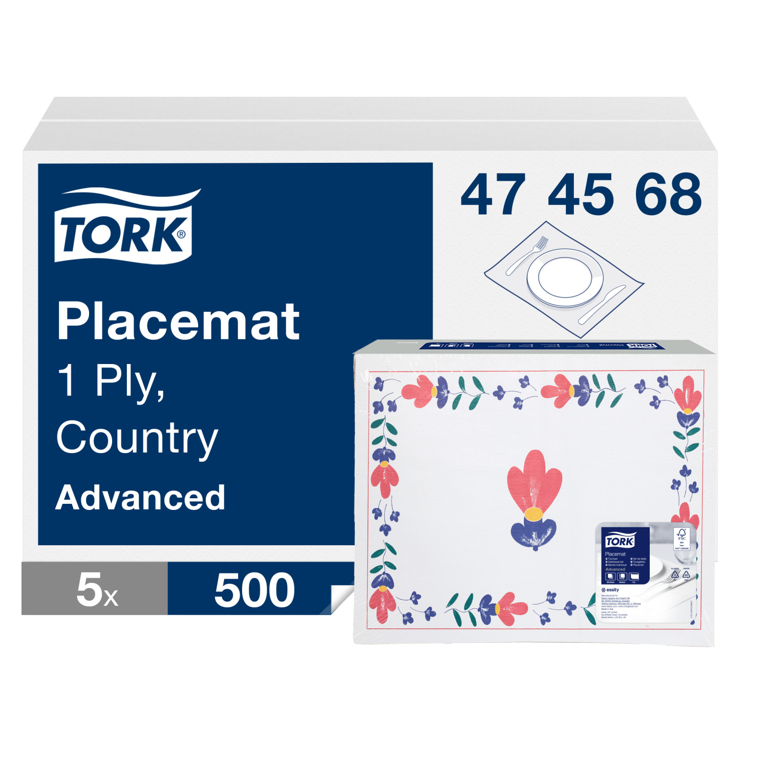 Tork Placemat – Country – Advanced – 1-laags – Decor