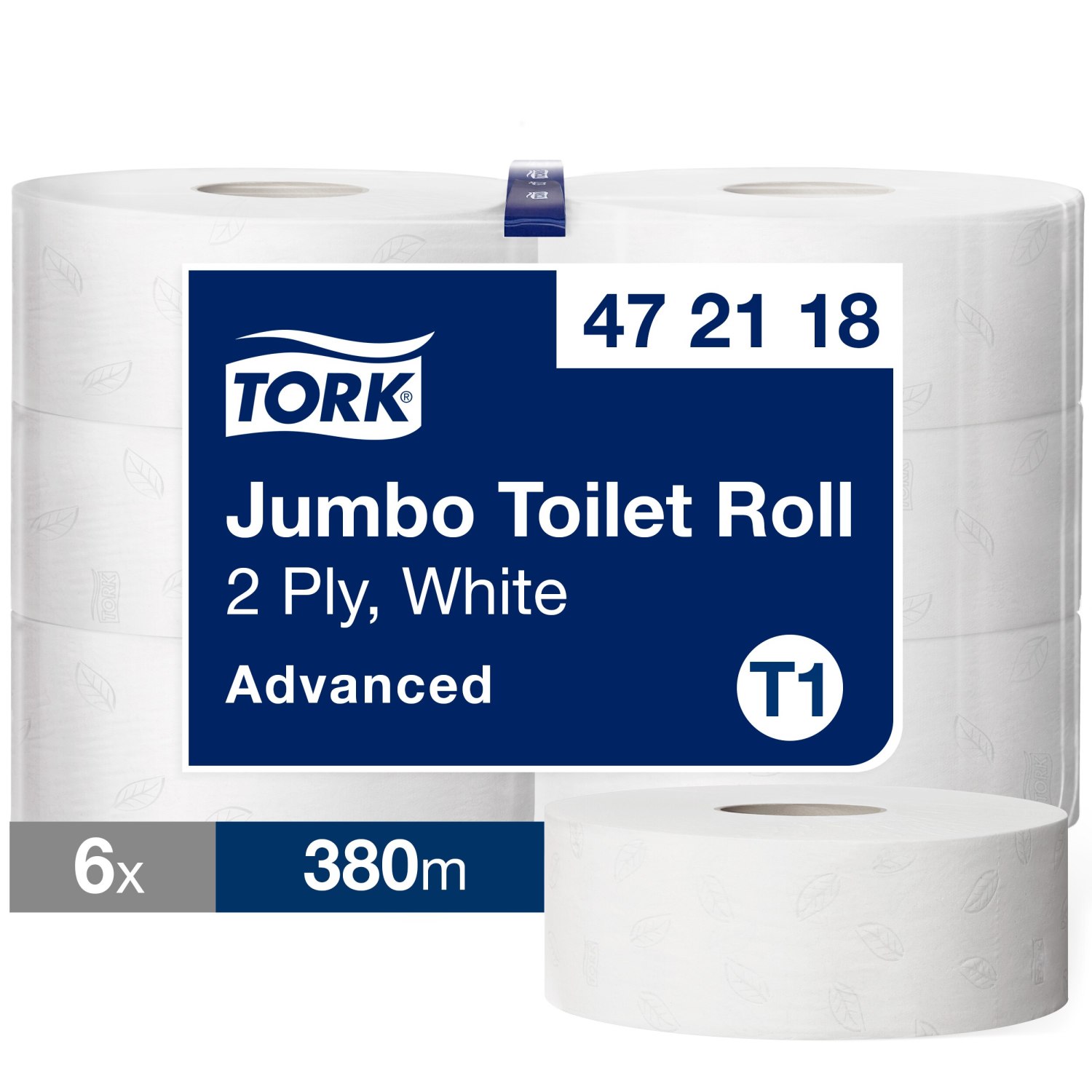Tork Jumbo – Toiletpapier – Advanced – 2-laags – Wit