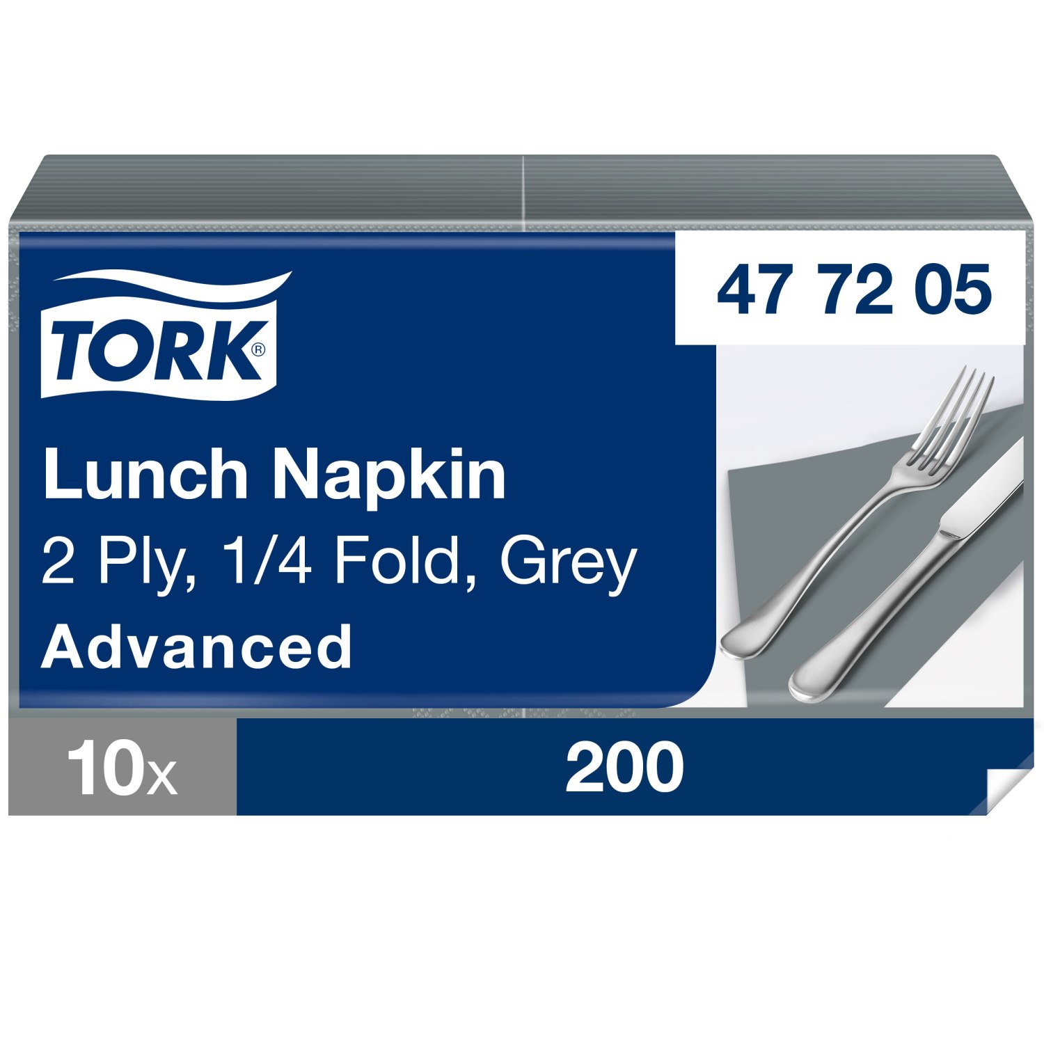 Tork Lunchservet – Advanced – 2-laags – Grijs