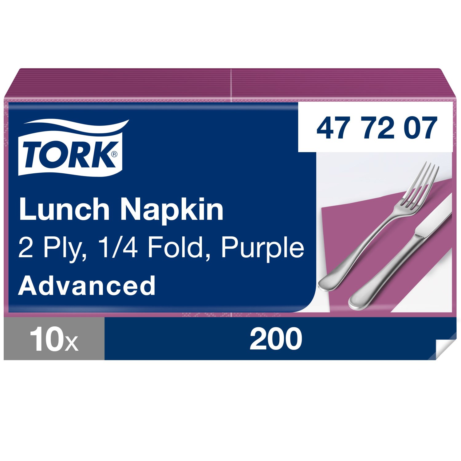 Tork Lunchservet – Advanced – 2-laags – Paars