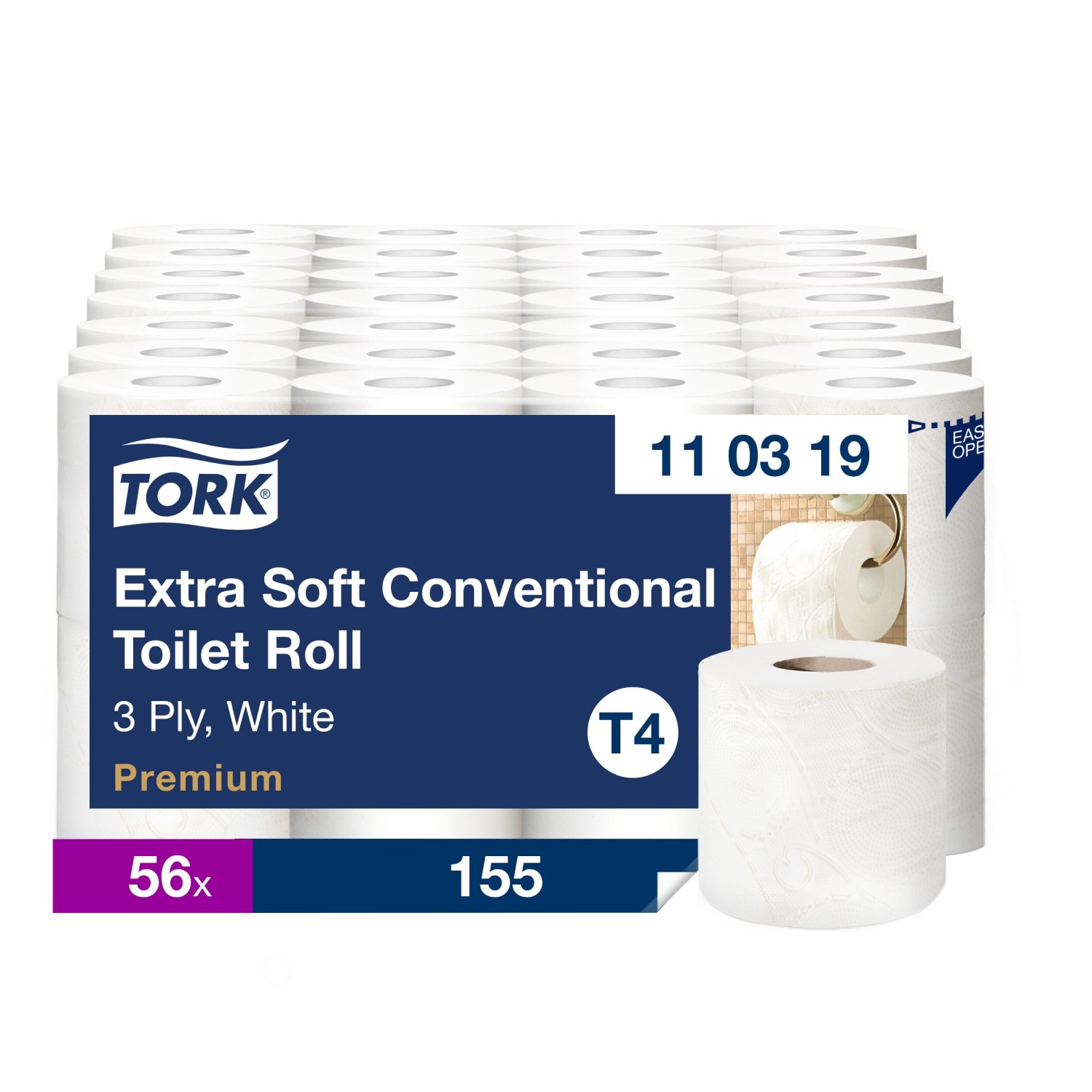 Tork Toiletpapier – Premium – 3-laags – Extra Zacht – Traditioneel