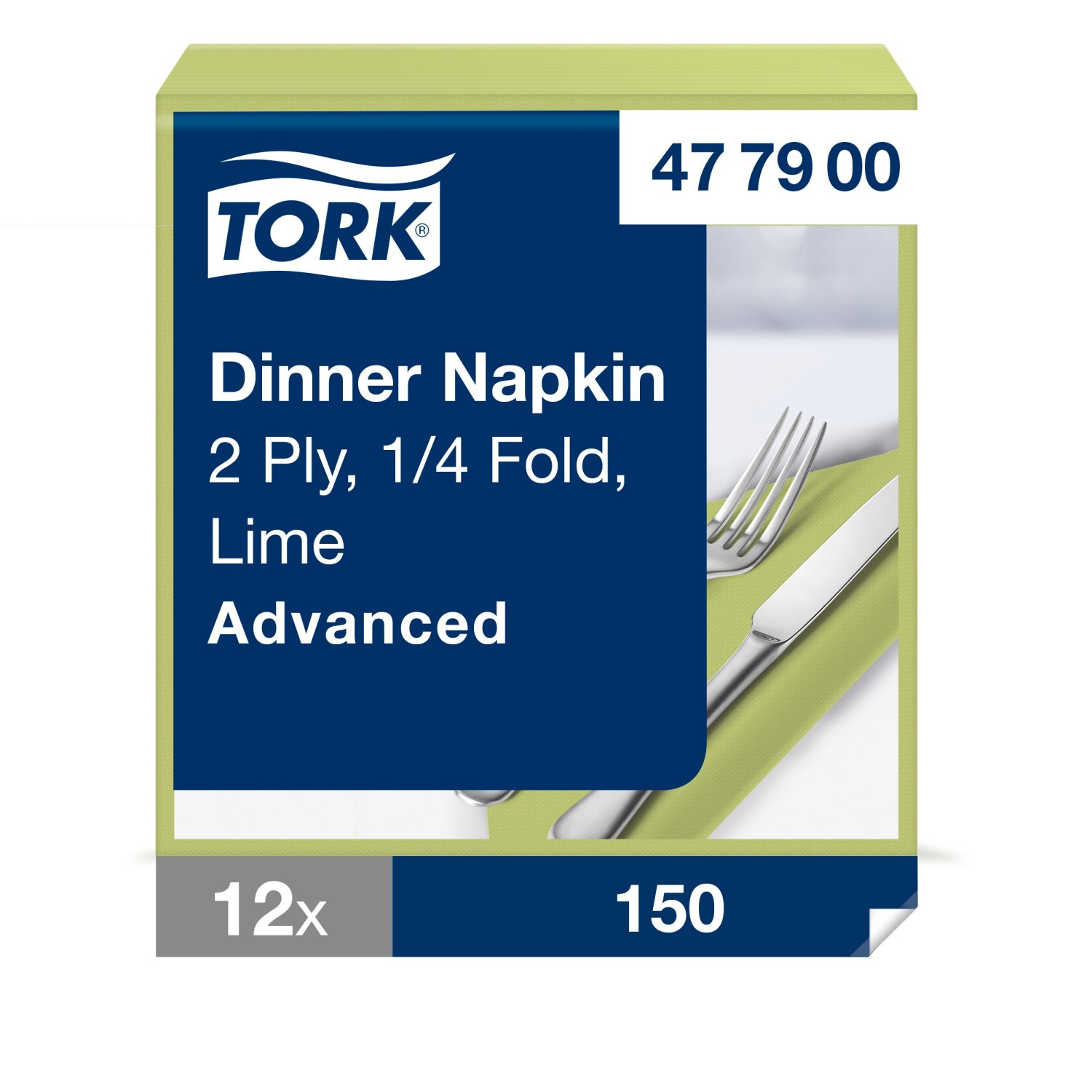 Tork Dinnerservet – Advanced – 2-laags – Limoen