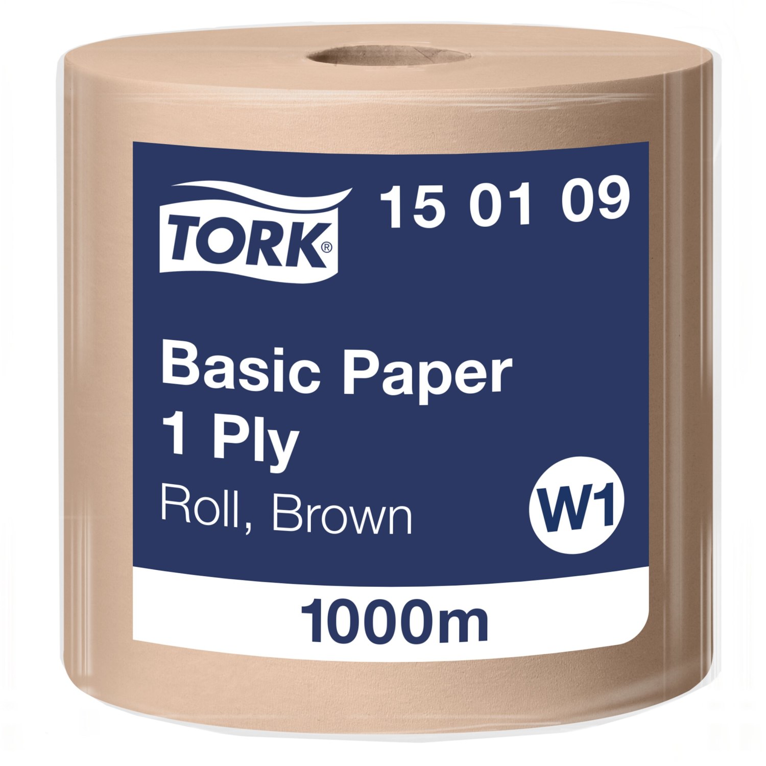 Tork Basic – Poetspapier – 1-laags – Bruin