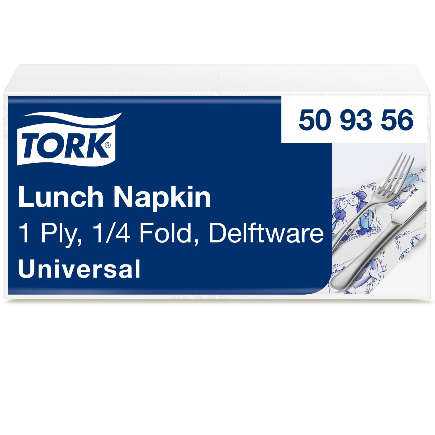 Tork Lunchservet - Delft Ware - 1-laags - Decor - Afbeelding 3