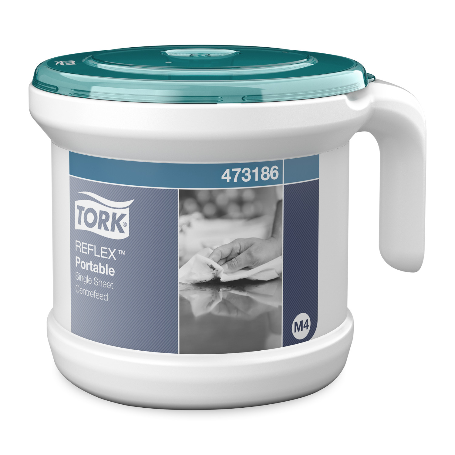 Tork Reflex – Draagbare Vel-Voor-Vel – Centerfeed – Dispenser – Startpakket – Performance-Line