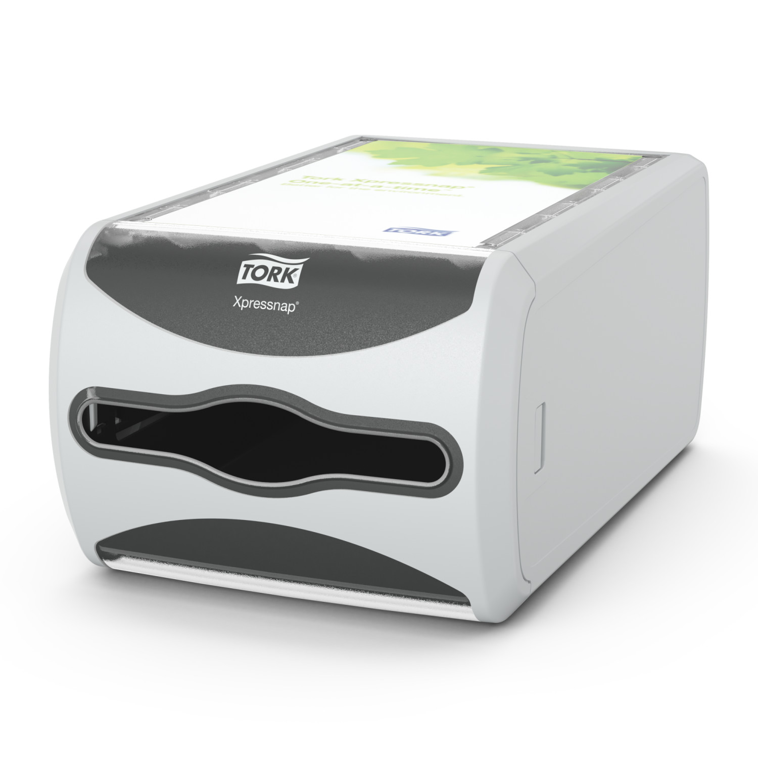 Tork Xpressnap – Counter servetdispenser – Grijs – Kunststof – Signature Line