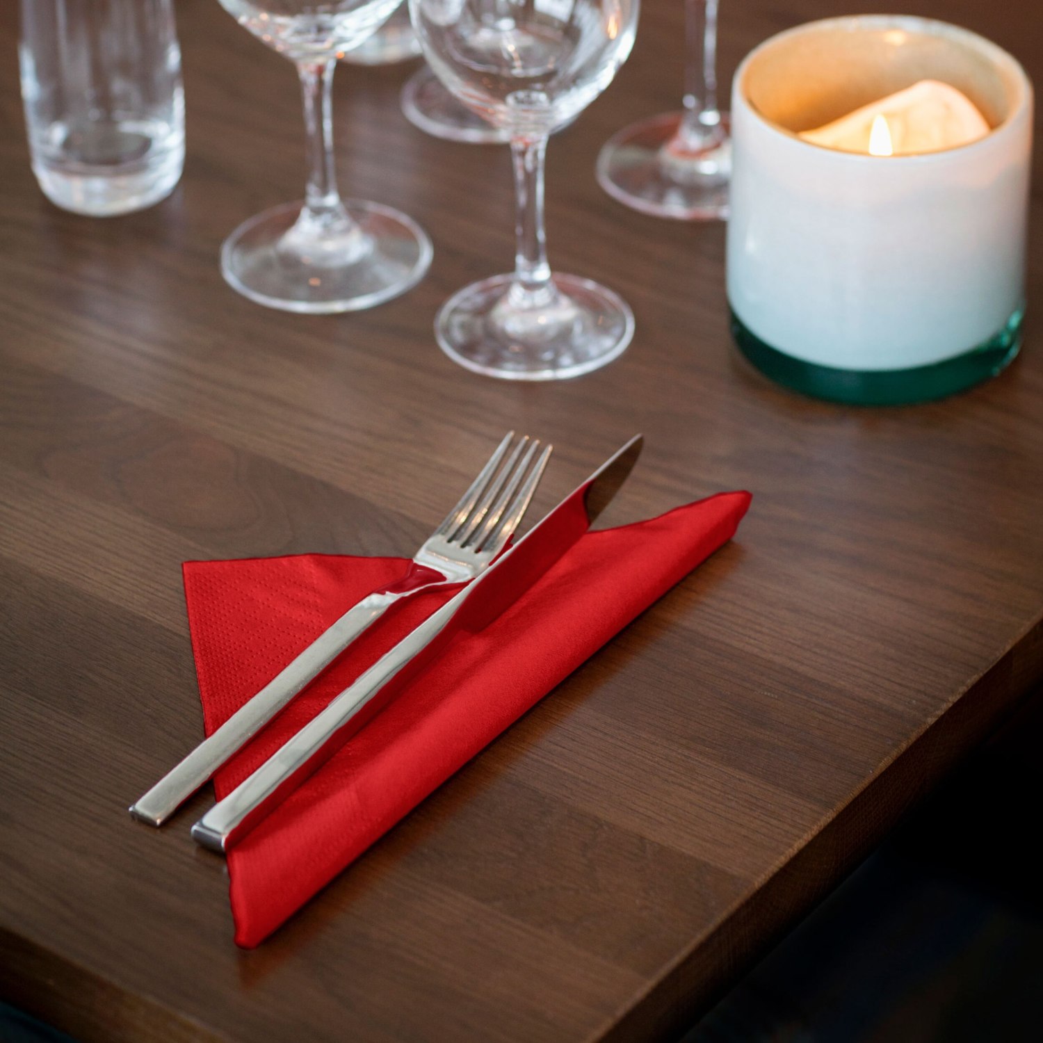 Tork Soft Lunchservet - Advanced - 3-laags - Rood - Afbeelding 8