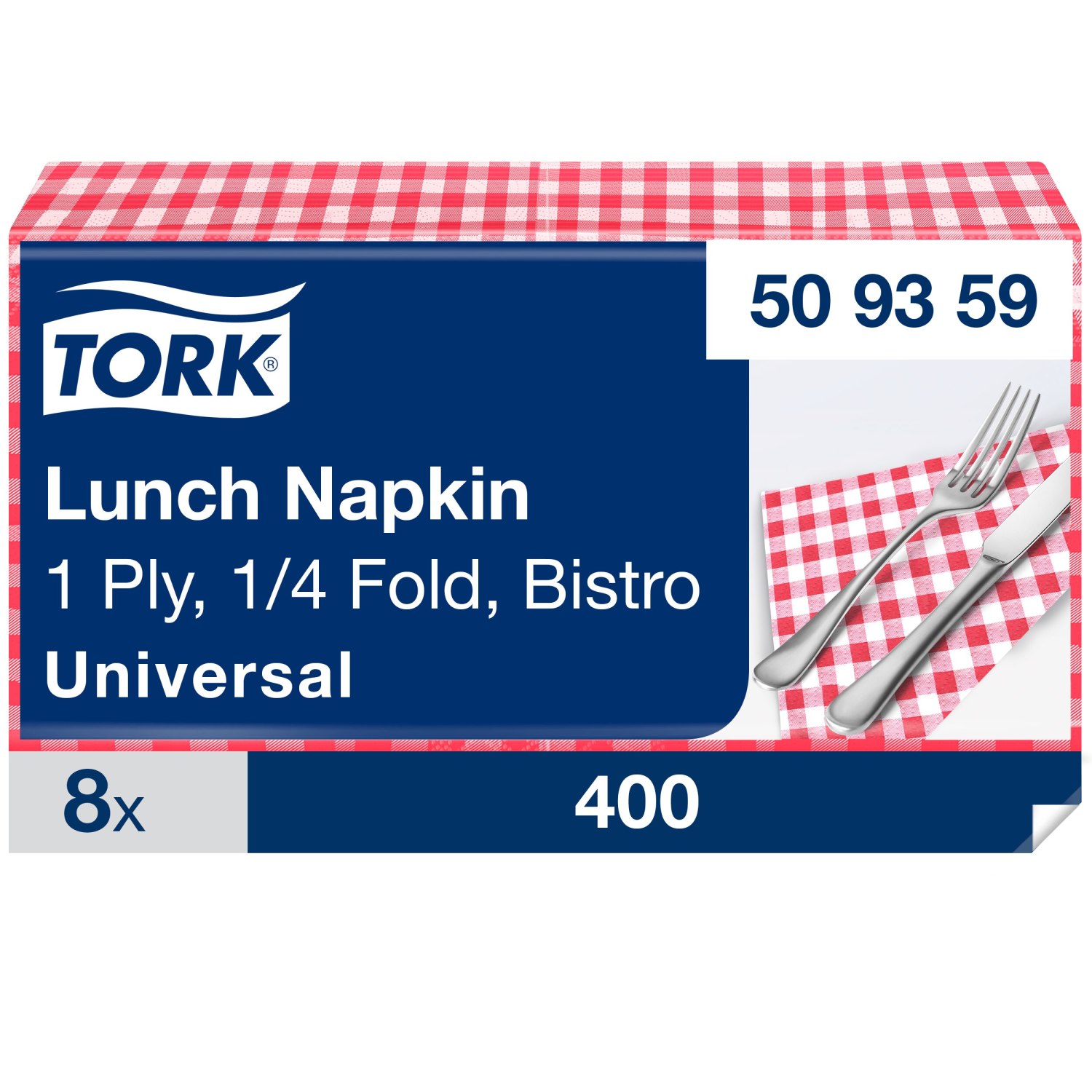 Tork Lunchservet – Bistro – 1-laags – Decor