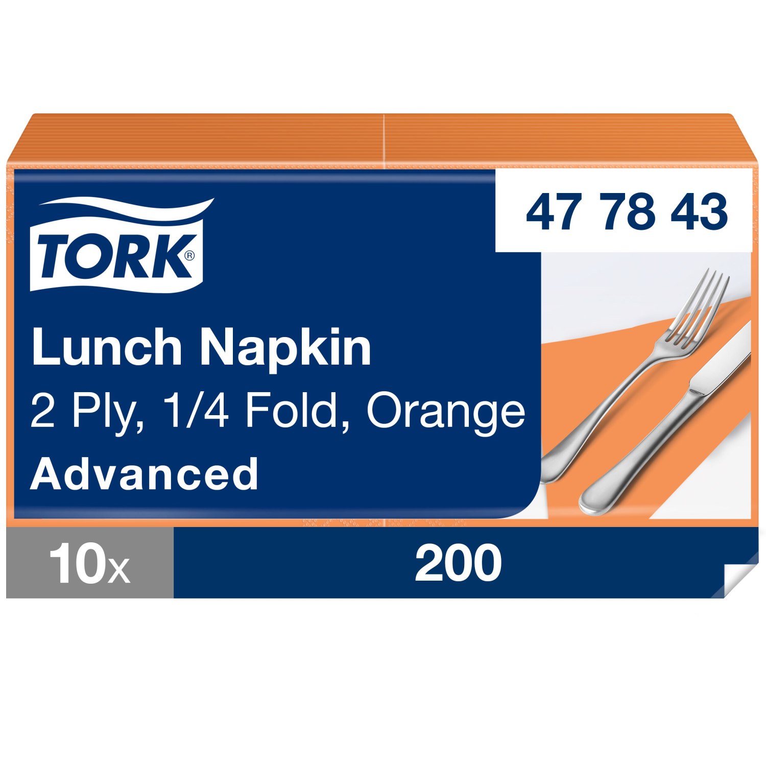 Tork Lunchservet – Advanced – 2-laags – Perzik