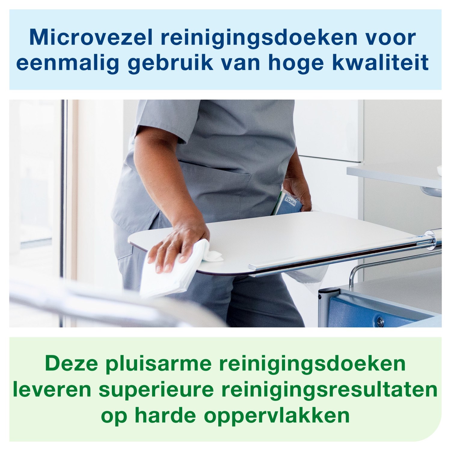 Tork Premium - Microvezel - Reinigingsdoek - Wit - Afbeelding 5