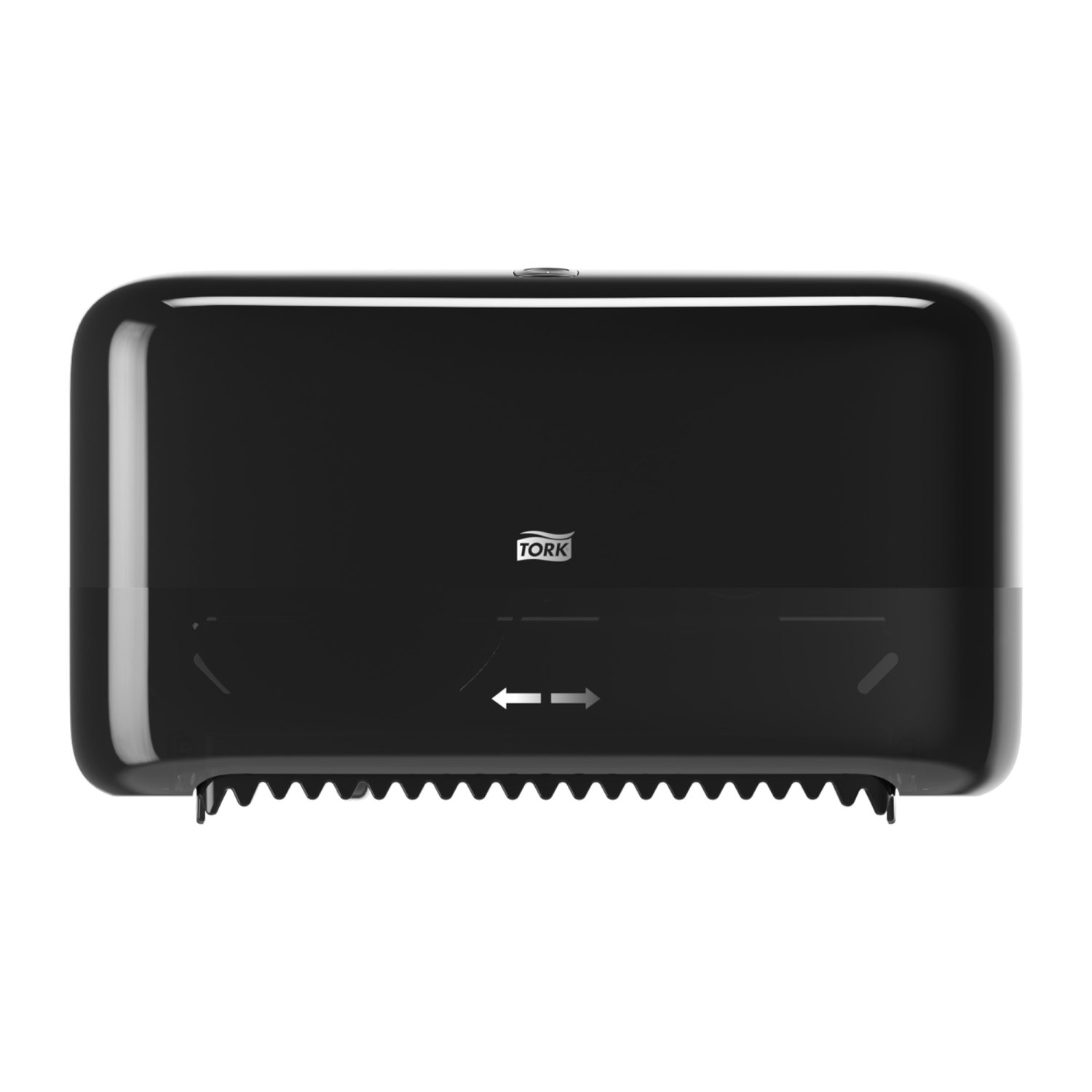Tork Twin Hulsloos Mid-size – Toiletpapier Dispenser – Kunststof – Elevation-Line – Zwart