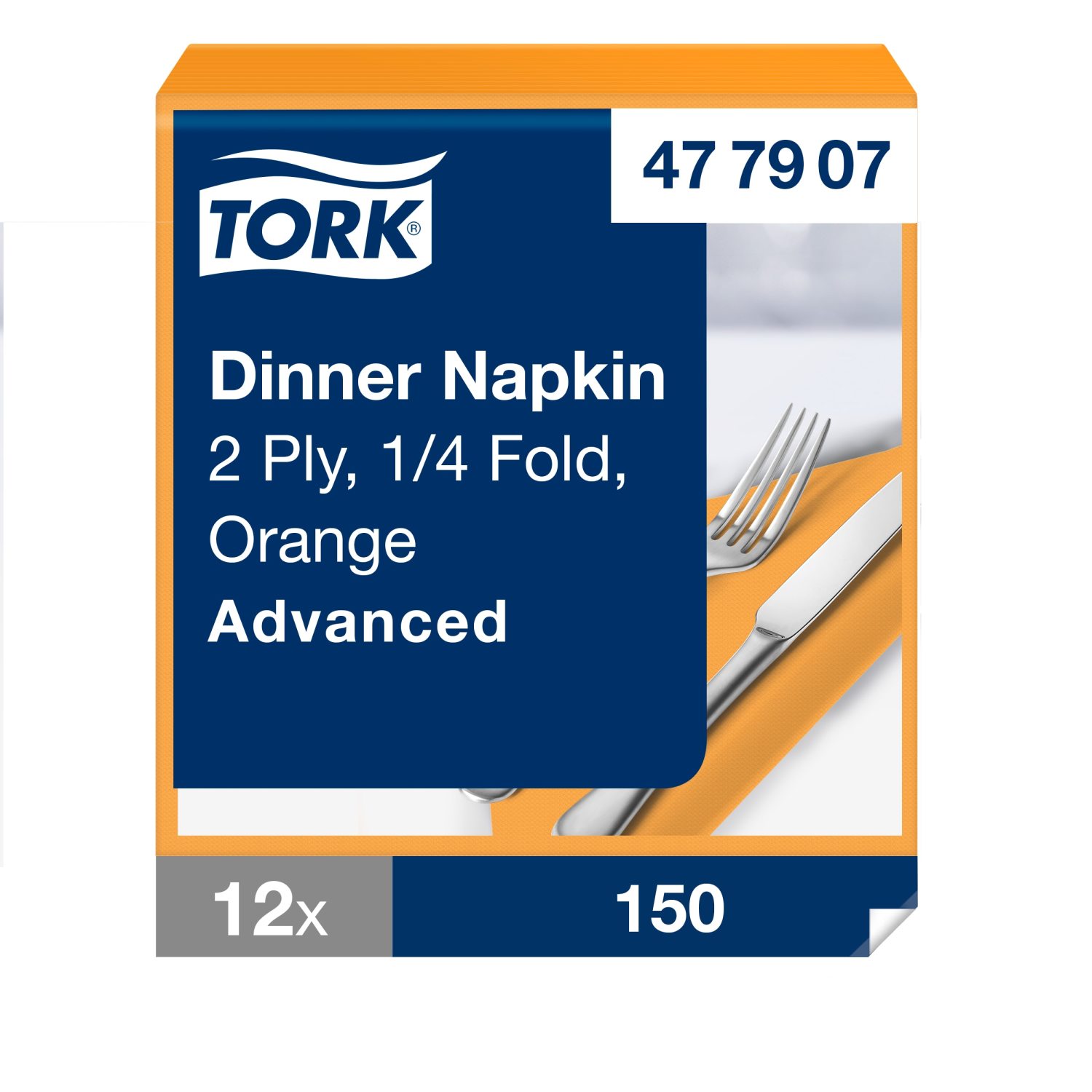 Tork Dinnerservet – Advanced – 2-laags – Oranje