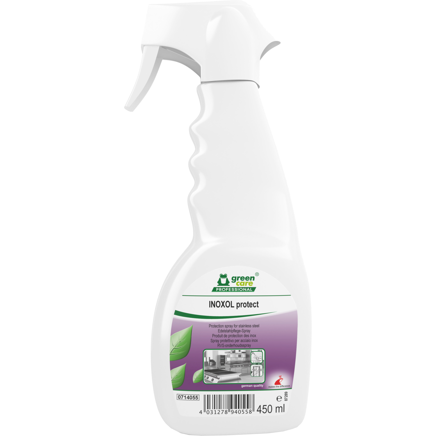 INOXOL protect – Onderhouds- en reinigingsmiddel voor rvs – 450ml