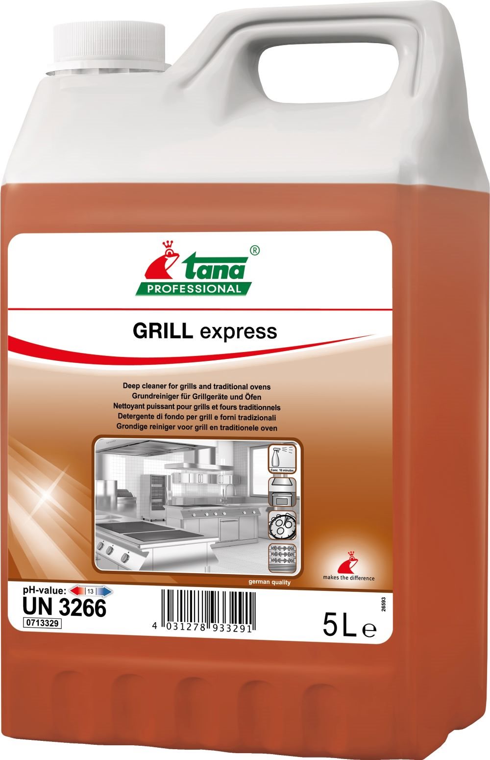 GRILL express – Krachtige ontvetter tbv grill/oven – 5L