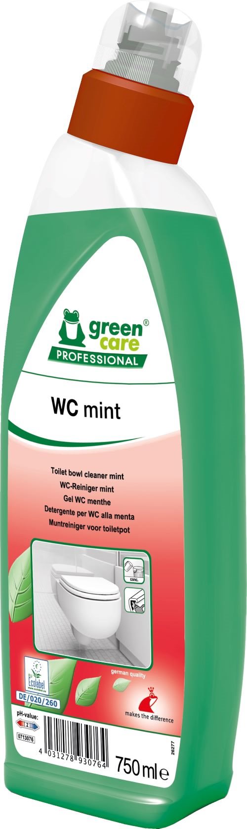 WC mint – Duurzame wc-gel met mintgeur – 750ml