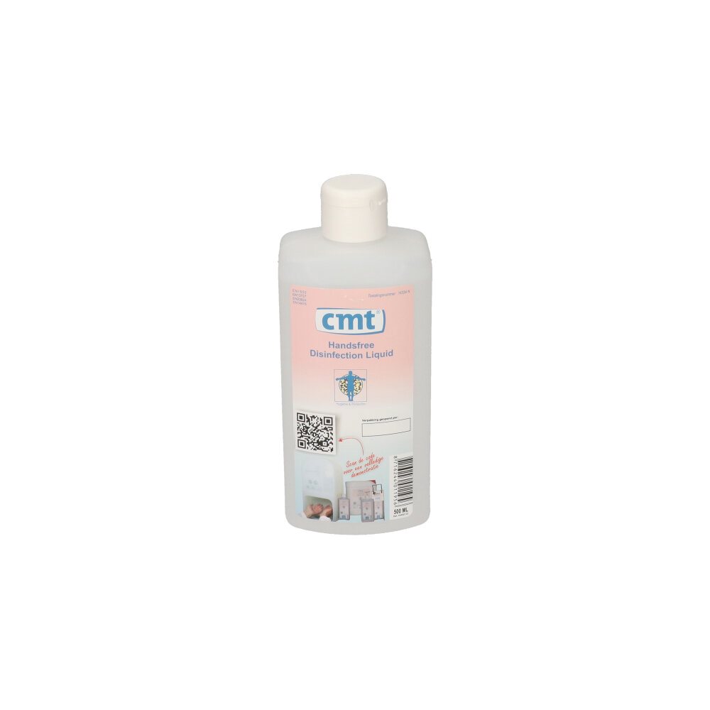 CMT – Handsfree – Handdesinfectie – 500ml systeemflacon met klepdopje