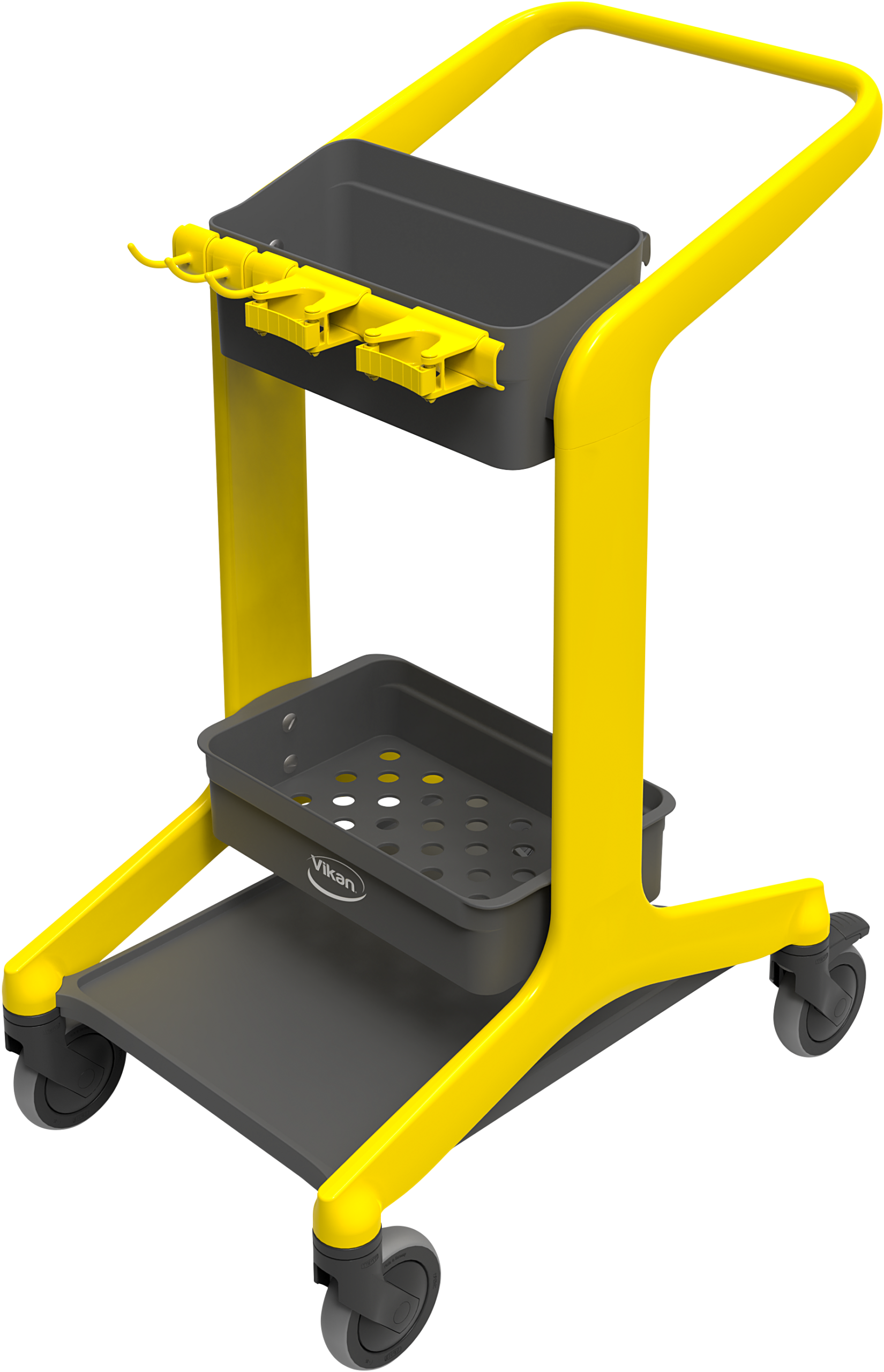 Vikan – HyGo Mobile Cleaning Station ongemonteerd geel