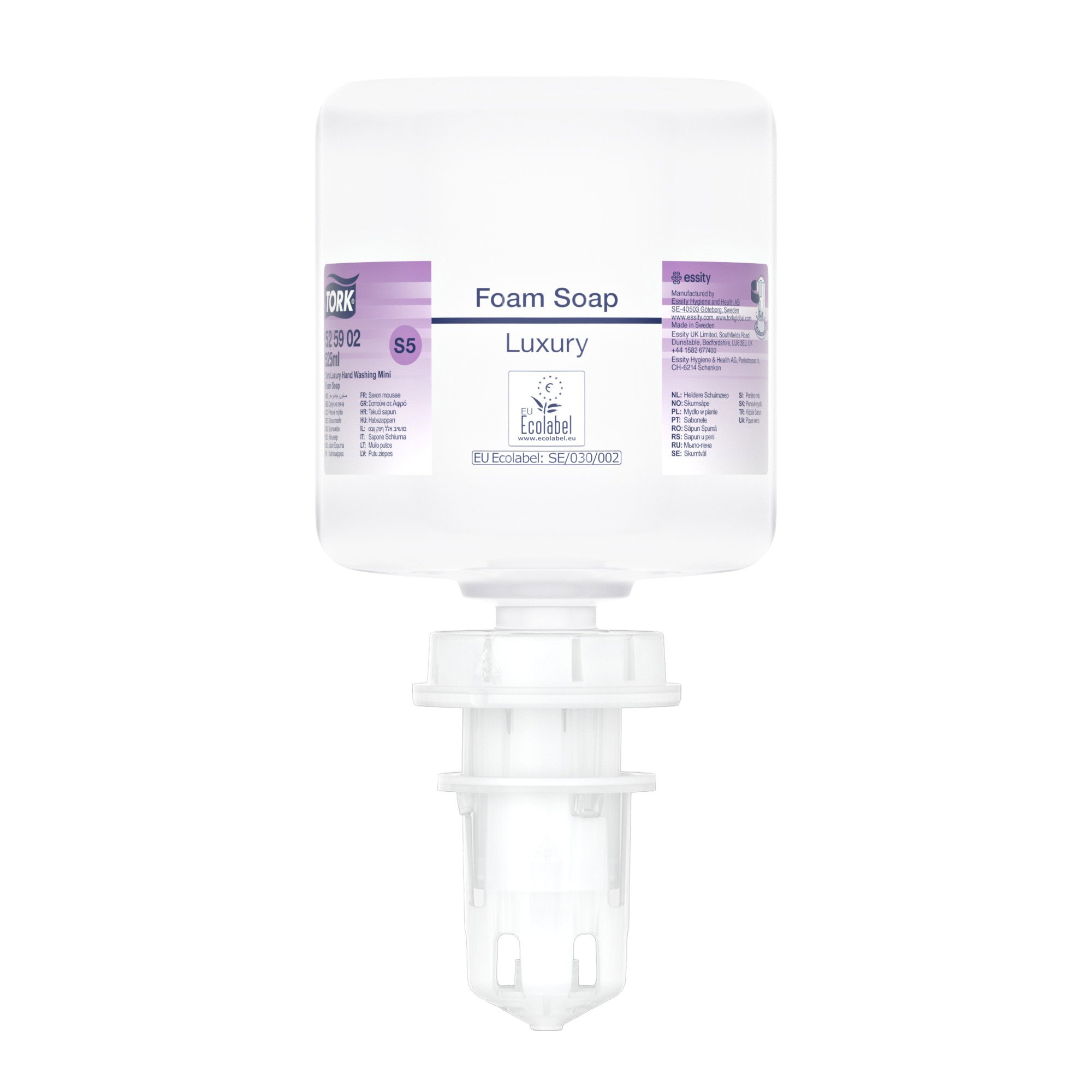 Tork Luxe Mini Schuimhandzeep Premium transparant 525ml/flacon 8st/doos