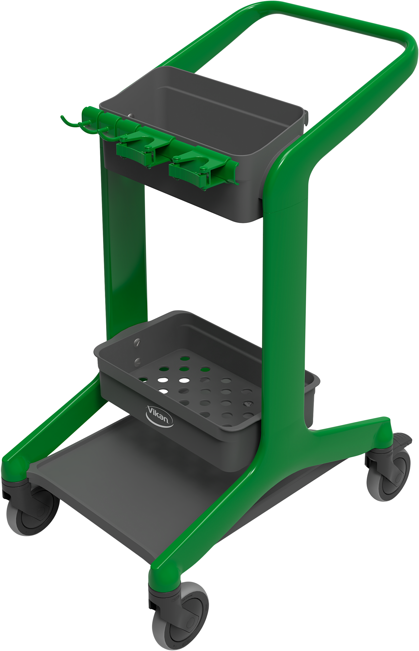 Vikan – HyGo Mobile Cleaning Station ongemonteerd groen