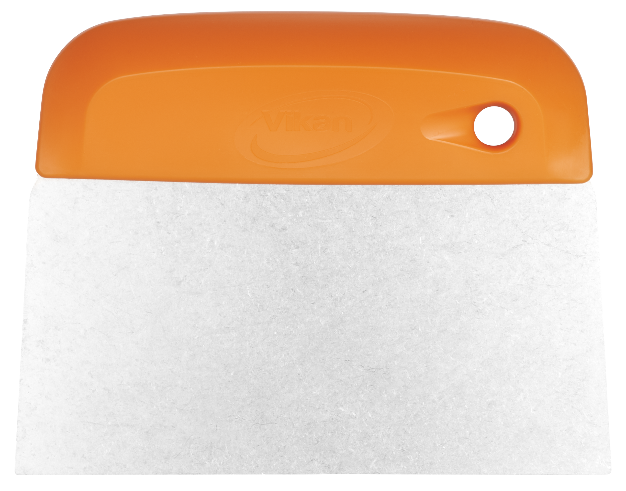 Vikan – Hygiene – Deegsnijder/Handschraper – Sterk – Flexibel RVS blad – 146mm – Oranje – Per Stuk