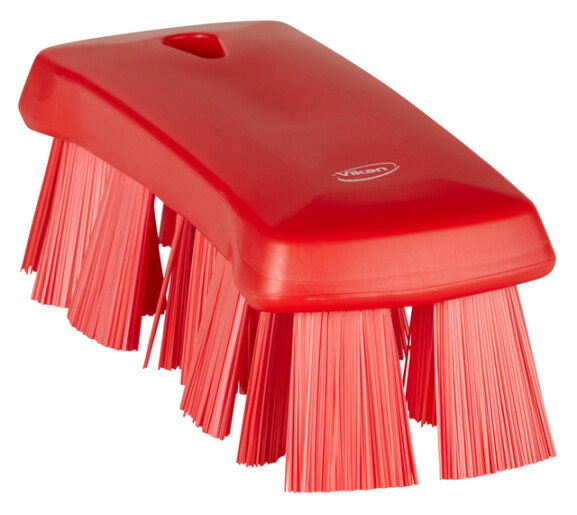 Vikan – UST – Kleine werkborstel – Harde vezels – Rood