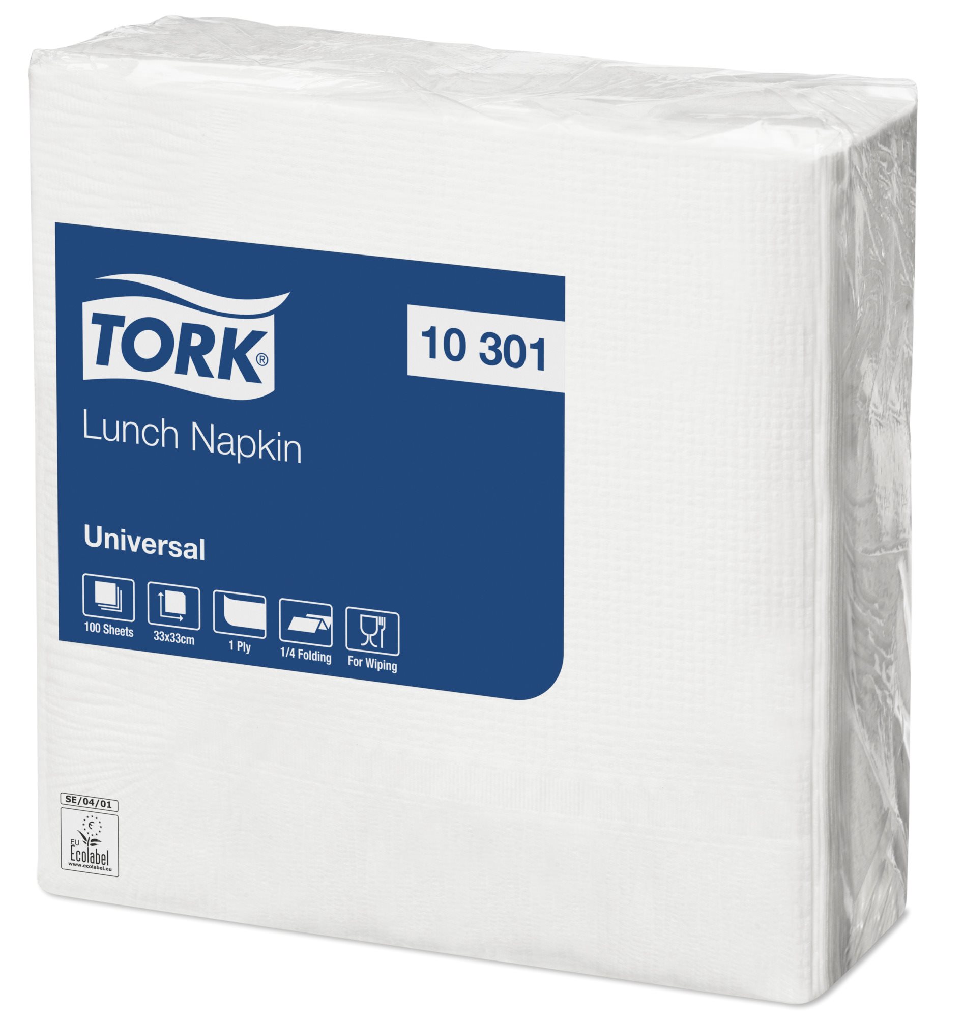 Tork Servet – Universal – 1-laags -Wit
