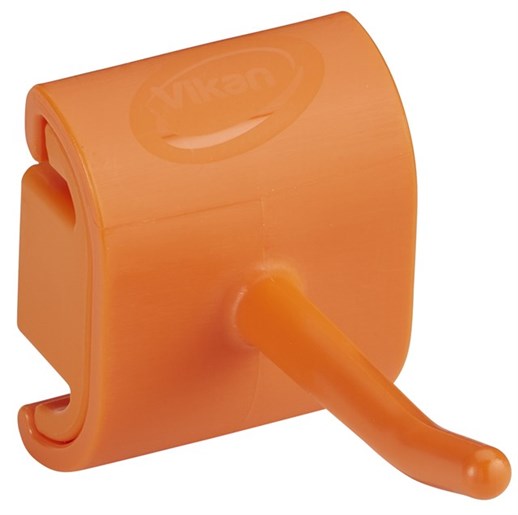 Vikan – Hygiene – Enkele haak – Voor Hi-Flex ophangsysteem – Polypropyleen – Oranje