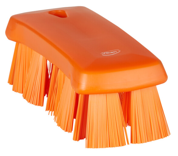 Vikan – UST – Kleine werkborstel – Harde vezels – Oranje