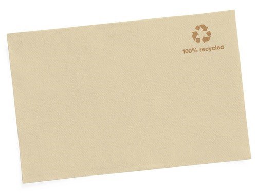 Tork Xpressnap® Natural Env. Print Dispenser Napkin 21 -3x33cm 1-laags ¼-vouw 9.000/doos