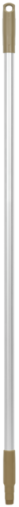 Vikan – Hygiene – Steel – Met schroefdraad – Aluminium – Bruin – 130cm