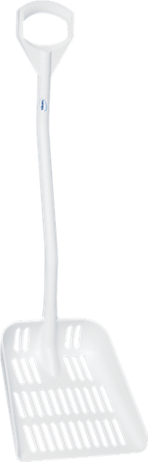 Vikan – Hygiene – Uitlekschep – Groot blad – Polypropyleen – Wit
