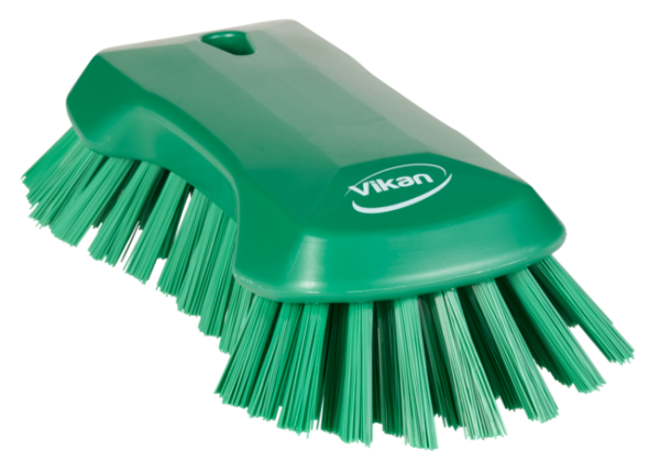 Vikan – XL Hand Brush, 230 mm, Very hard, Green