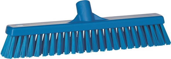 Vikan – Hygiene – Combiveger – Hard/Zachte vezels – 410mm – Blauw