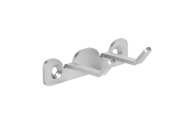 Vikan – Dubbele rvs haak (2xM5) voor schaduwbord 20x82mm