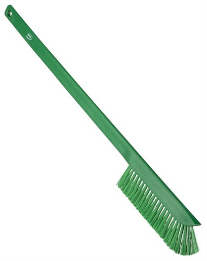 Vikan – Hygiene – Precisieborstel – Lange steel – Medium vezels – Groen