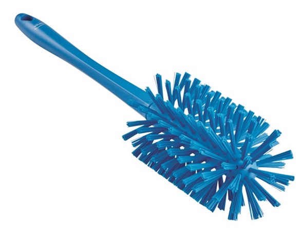 Vikan – Ultra Hygiene pijpenborstel – Medium Harde vezels – 430mm – Ø90mm – Blauw