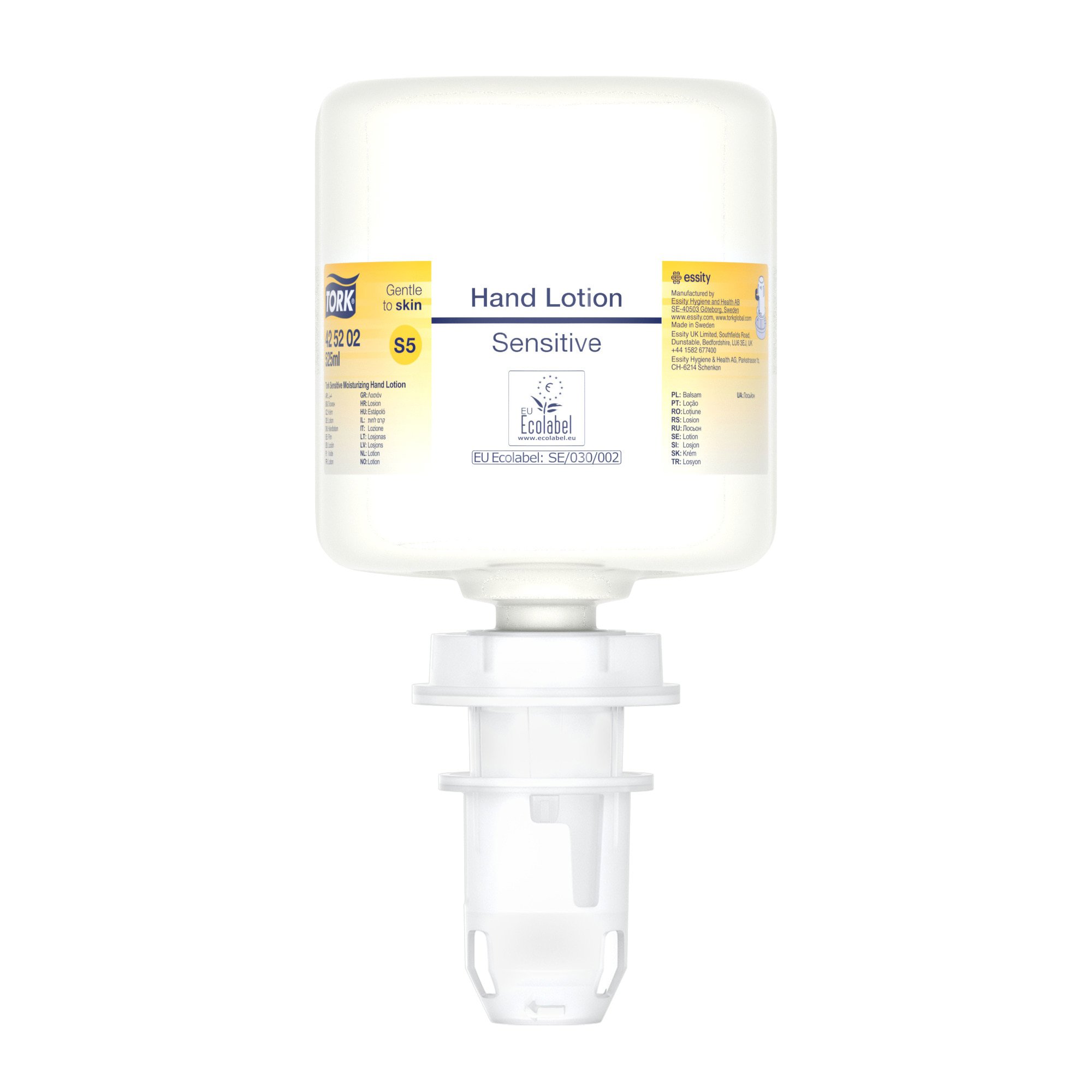 Tork Sensitive Hydraterende Handlotion Mini wit 525ml/flacon 8st/doos