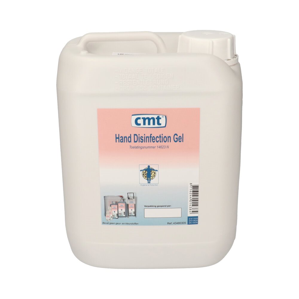 CMT – Handdesinfectie alcoholgel – 5L kan