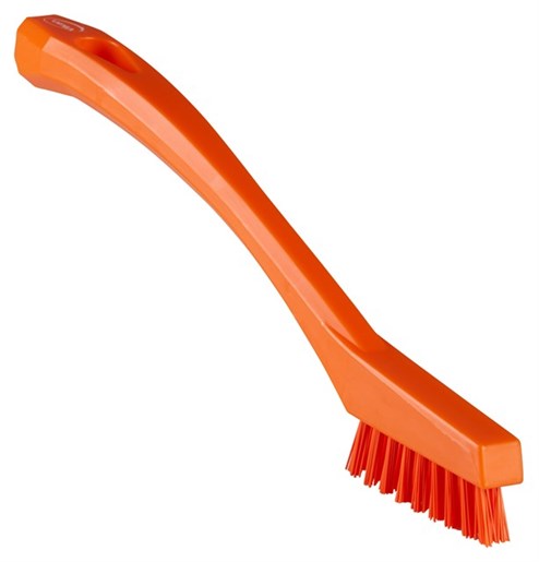 Vikan – Hygiene – Precisieborstel – Extra harde vezels – Oranje