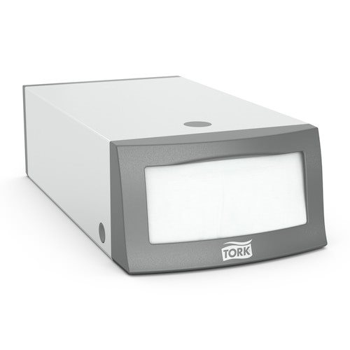 Tork Counterfold – Counter servetdispenser – Grijs – Metaal