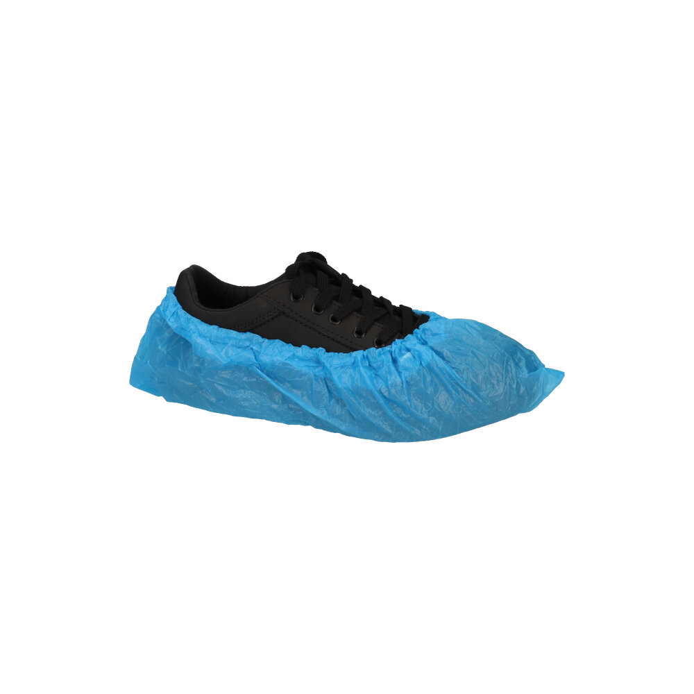 CMT – Schoenovertrek – CPE – Geruwd – 40mµ – Blauw – Maat 36-46