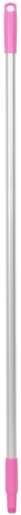 Vikan – Hygiene – Steel – Met schroefdraad – Aluminium – Roze – 130cm