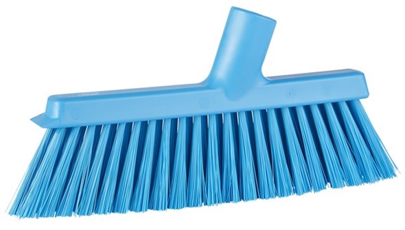 Vikan – Hygiene – Veger – Voor stofblik – Met lange steel – Polypropyleen – Blauw – Medium