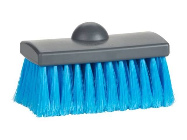 Vikan – Classic – Wasborstel – Met waterdoorvoer – Blauwe splitvezels – 150mm – p/st