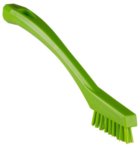 Vikan – Hygiene precisieborstel – Extra Harde vezels – 205mm – Limoen