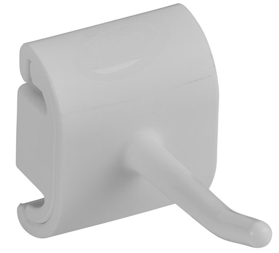 Vikan – Hygiene – Enkele Haak – Voor Hi-Flex ophangsysteem – Polypropyleen – Wit