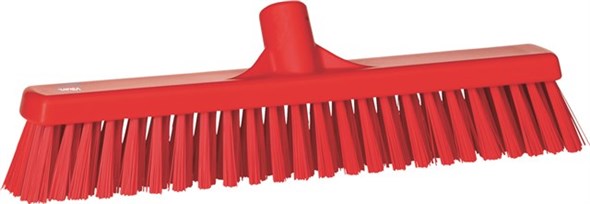 Vikan – Hygiene – Combiveger – Hard/Zachte vezels – 410mm – Rood