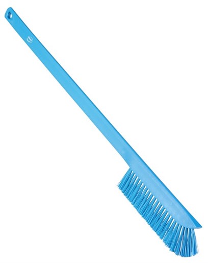 Vikan – Hygiene – Precisieborstel – Lange steel – Medium vezels – Blauw