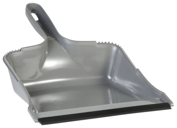Vikan – Classic – Stofblik – Kunststof – Grijs – Rubber rand – 210mm – p/st